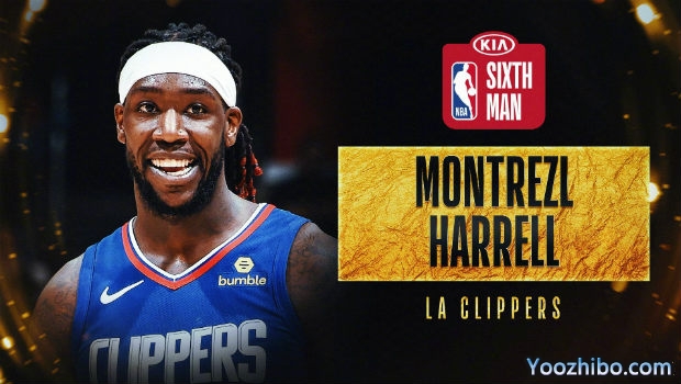 NBA最佳第六人<a href=/gaoqinglanqiu/clippers/ target=_blank class=infotextkey>快船</a>前锋哈雷尔当选